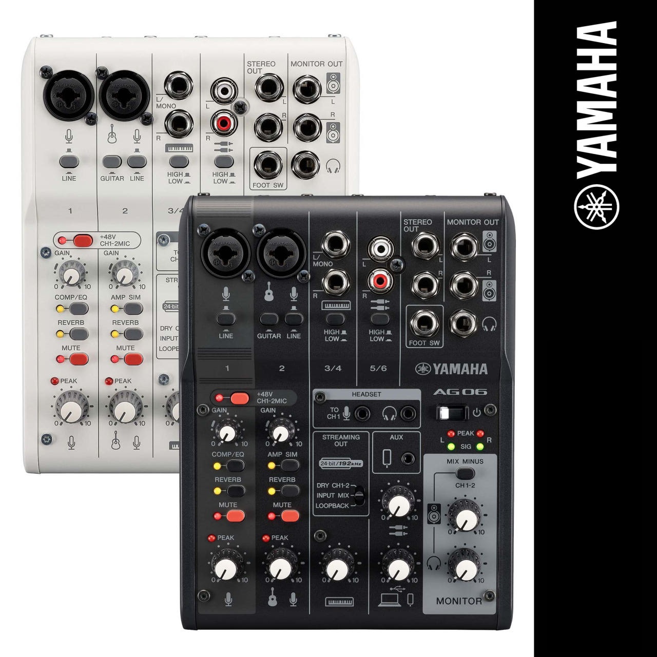 야마하 YAMAHA AG06MK2 오디오 믹서 인터페이스 USB 오인페