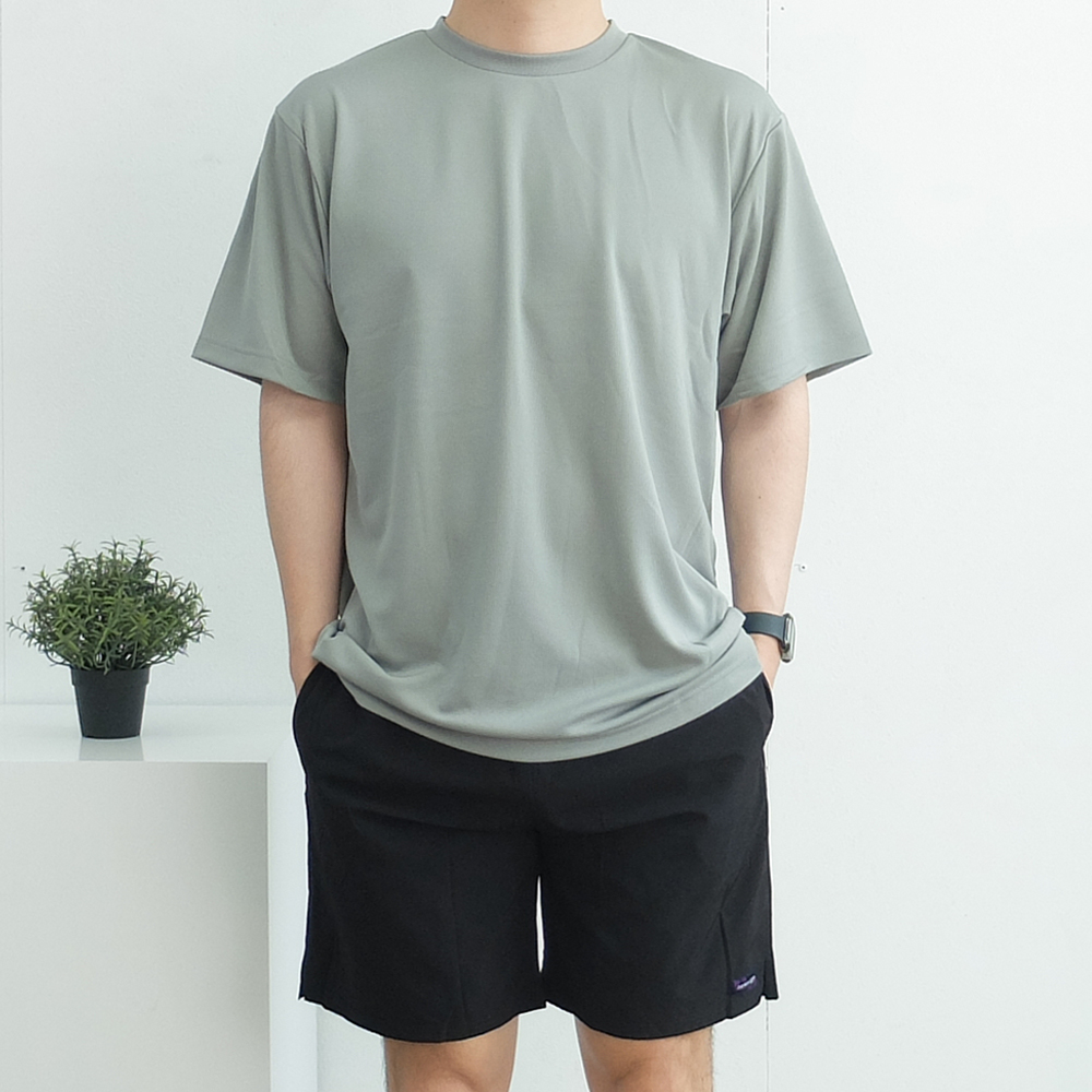 1+1 기능성 반팔 러닝 남자 무지 쿨론 헬스 냉감 쿨링 운동 티셔츠 착용 후기 | 사이즈/핏 총정리 - 대표 이미지