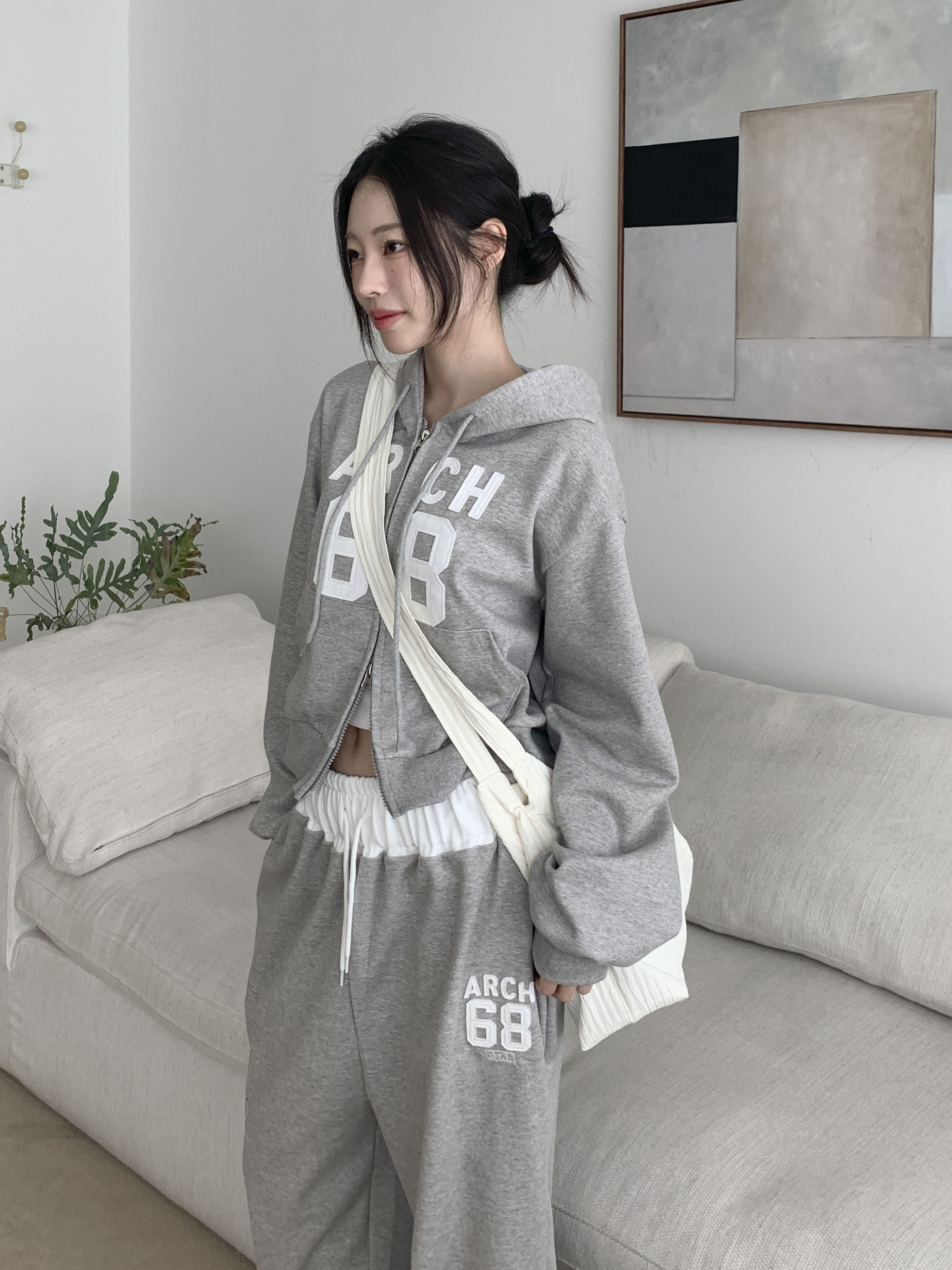 [추리닝set♥/캐주얼] 앗치 트레이닝 추리닝 세트 후드집업 팬츠 4color 상세 이미지 23