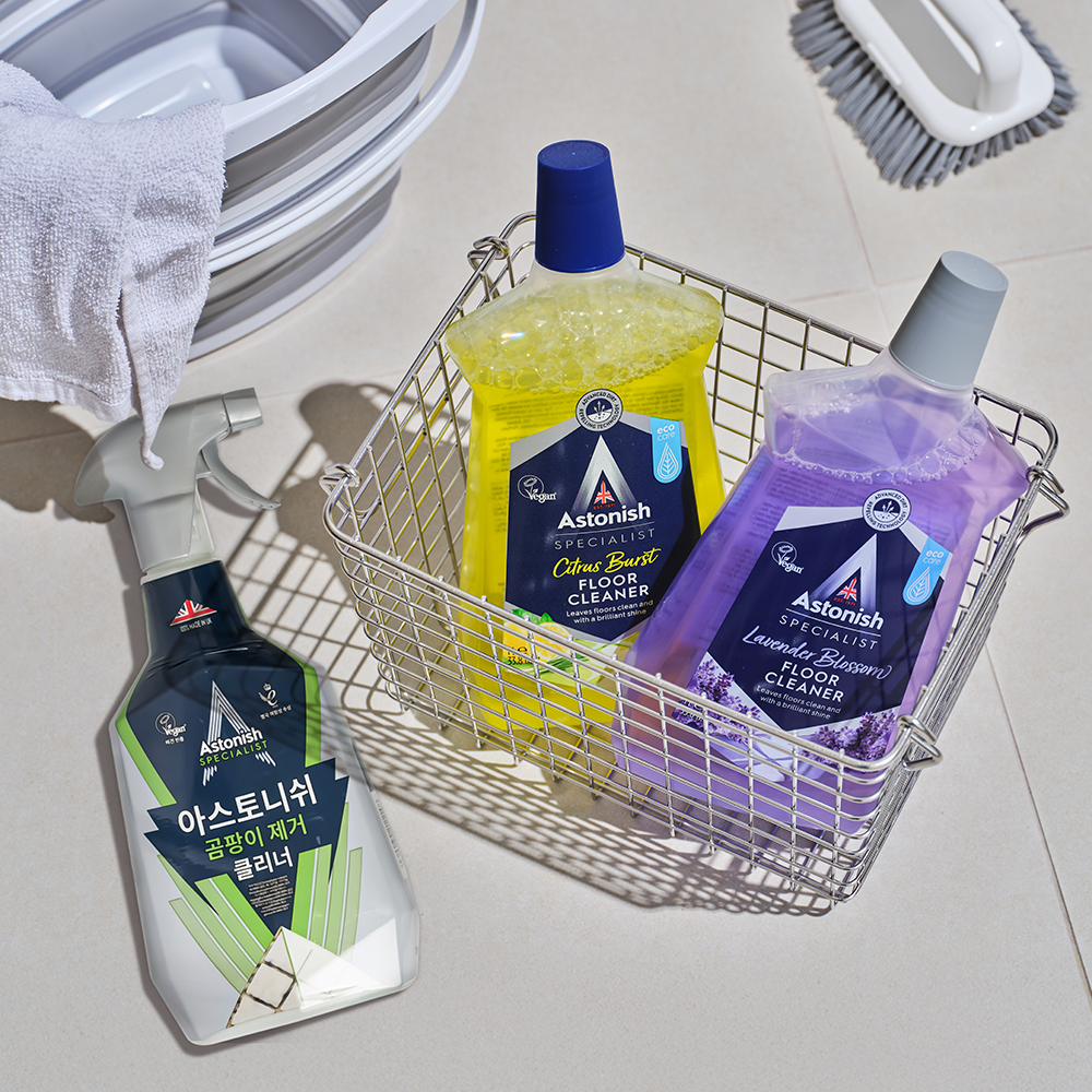 [본사] 아스토니쉬 곰팡이제거 750ml+바닥 클리너 1000ml 2개(선택) 세트