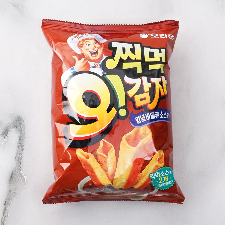 메가마트 오리온 오감자 찍먹 양념바베큐 136g - 메인 이미지