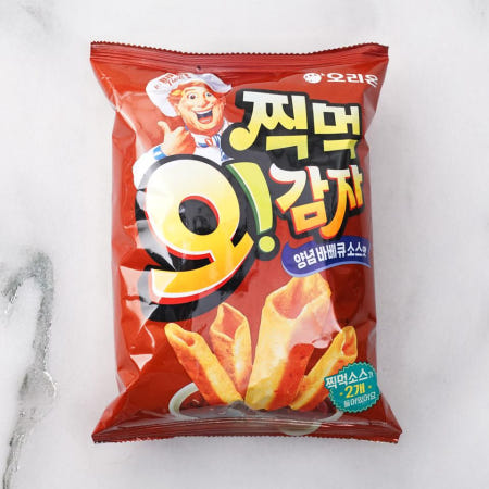 메가마트 오리온 오감자 찍먹 양념바베큐 136g