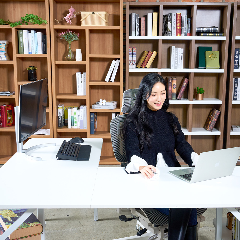 제닉스 ARENA L데스크 ㄱ자 코너 컴퓨터게이밍책상