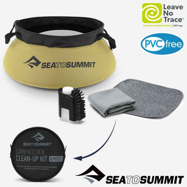 씨투써밋 캠프 키친 클린 업 키트 SET 캠핑 설거지 용품 휴대용 백패킹 경량