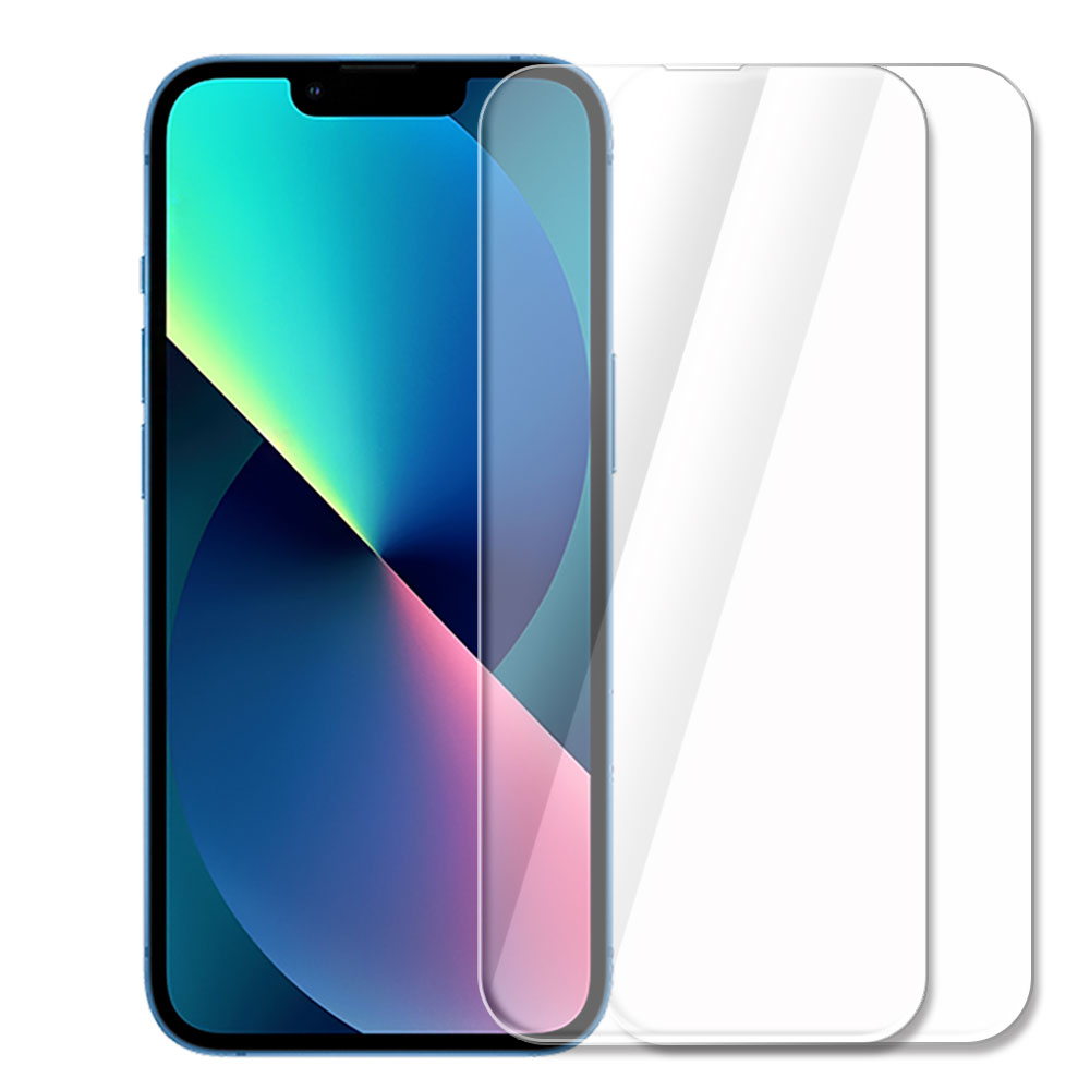 강화유리필름 아이폰13, 2매입 - 상품 이미지