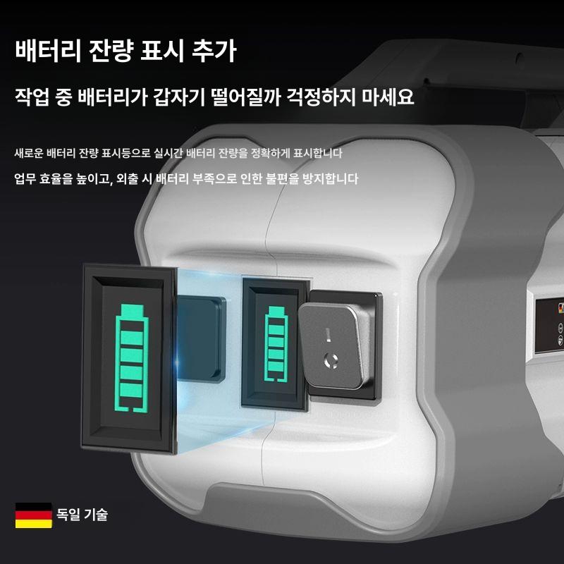 소형 워터펌프 농업용 충전식 전기 모터 미니 물펌프 급수 워터 428AH 18m 호스 강압 40코어 - 상세 이미지 2