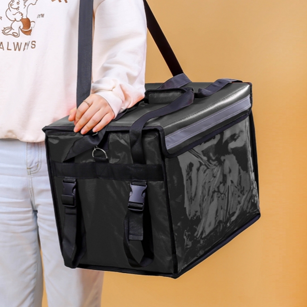 대형 보온보냉 배달가방 은박 쿨링 컵홀더 아이스백 48L