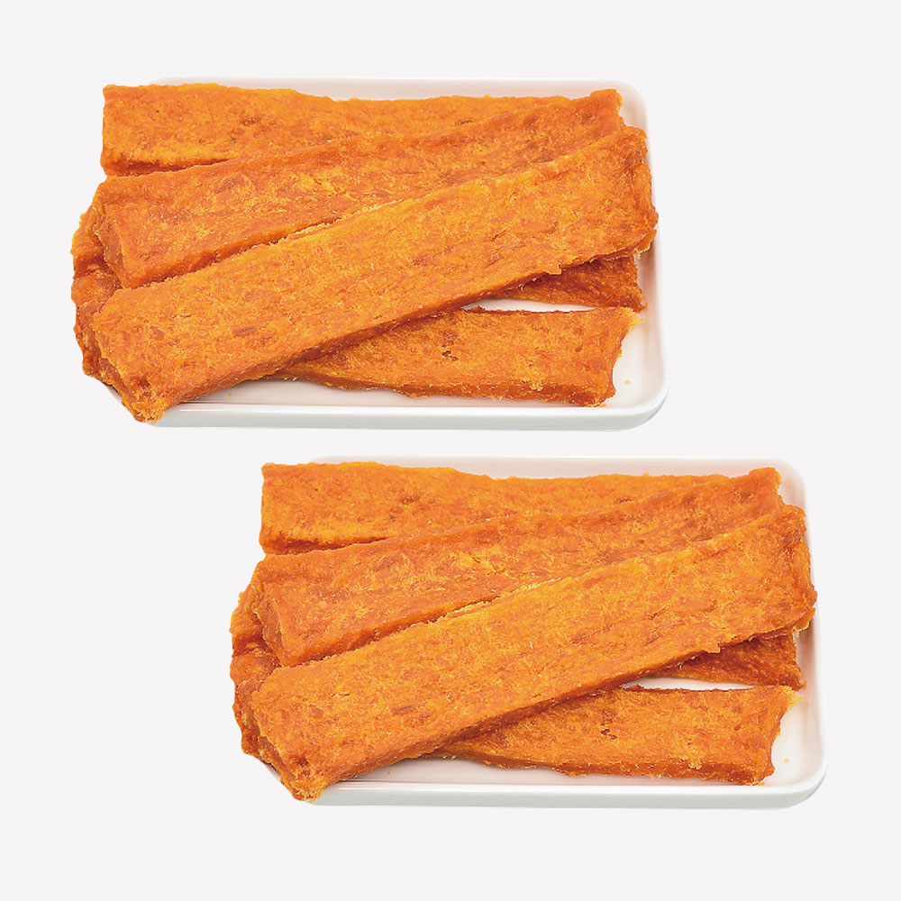 국내산 치고스틱 강아지수제간식 고구마와 닭가슴살로 만든 소프트한 애견간식 닭고기+고구마, 70g, 2개 - 상품 이미지