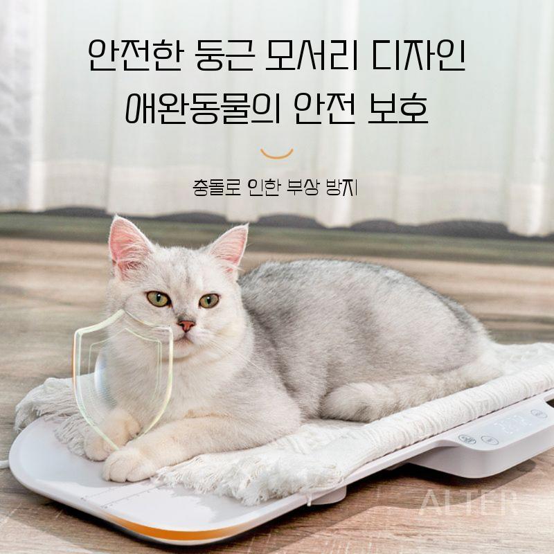 대형견 체중계 반려동물 동물병원 측정기 측정 고양이 리트리버 소형견(15kg) - 상세 이미지 2