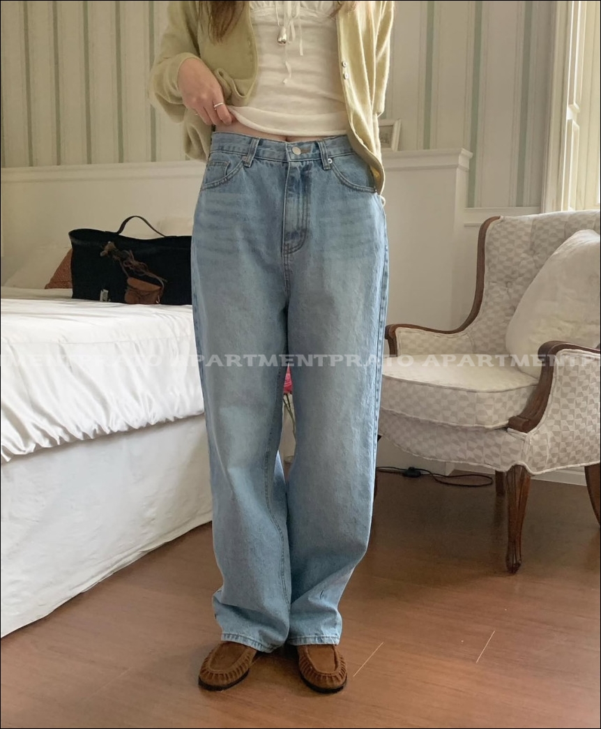[stunning] 스터닝 빈티지 연청 데님 팬츠 일자 청바지 (1color) 상세 이미지 31