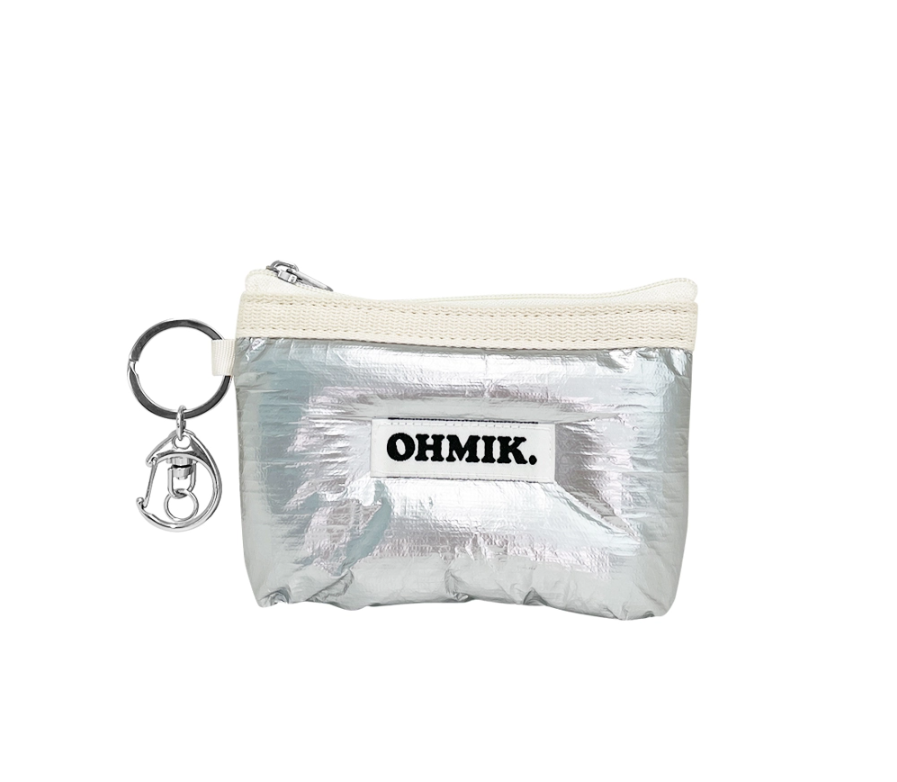 오미크 패딩 파우치 padded Pouch - 실버 - 상품 이미지