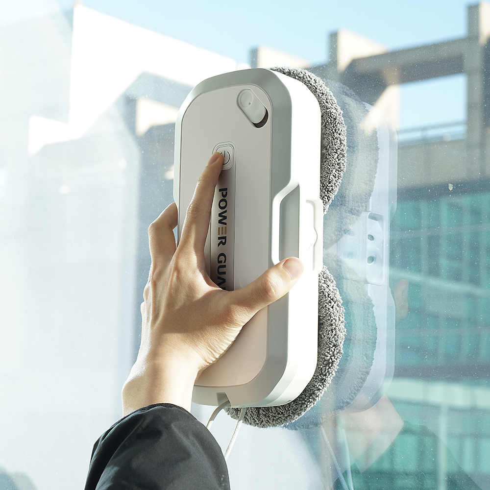 (새해감사세일)파워가드 창문 로봇 청소기 윈클봇 울트라 PWB-U570 창문청소기 AI진공모터 4방향물