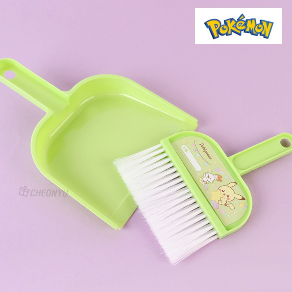 포켓몬 청소도구 미니 빗자루 쓰레받기 세트 랜덤