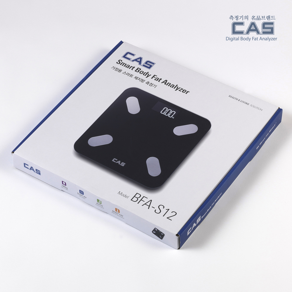 카스 cas 스마트인 바디 블루투스 체성분 체지방 체중계 BFA-S12