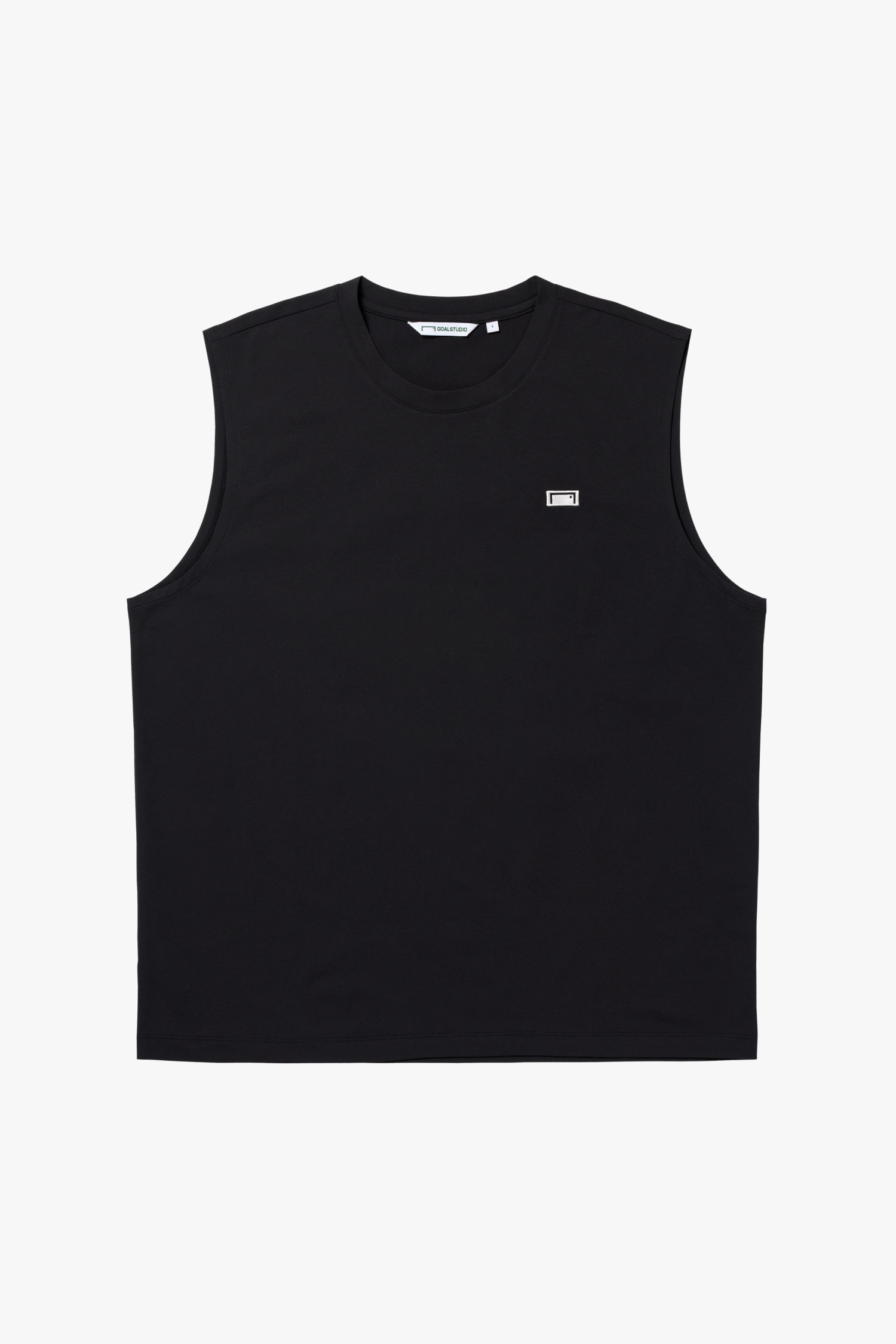 AIR DRY BOX LOGO SLEEVELESS-BLACK - 상세 이미지 2