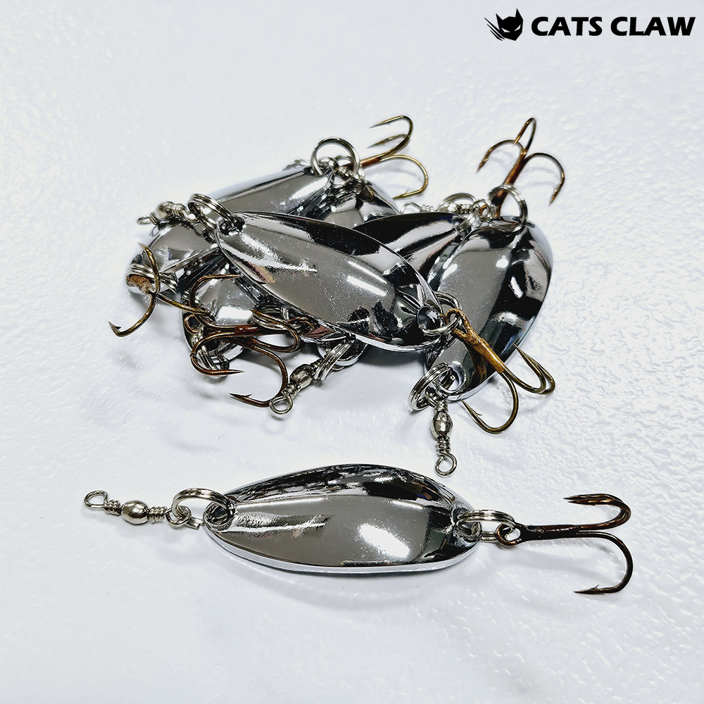 캣츠크로우 루어스푼 트레블훅 실버, 10g - 메인 이미지