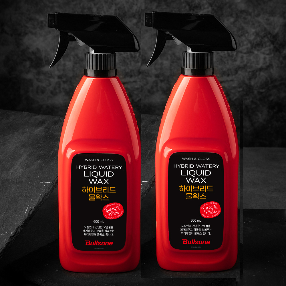 [2개입][불스원] 불스원 하이브리드 물왁스 600ml