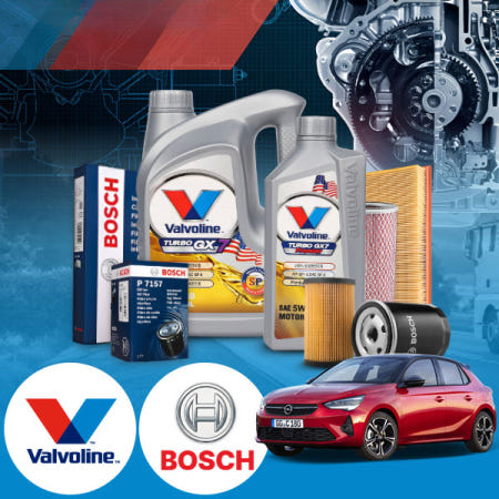 [자체제작]카샤 오펠 코르사 가솔린 발보린 터보 GX7 5W30 엔진오일필터세트 4L iter