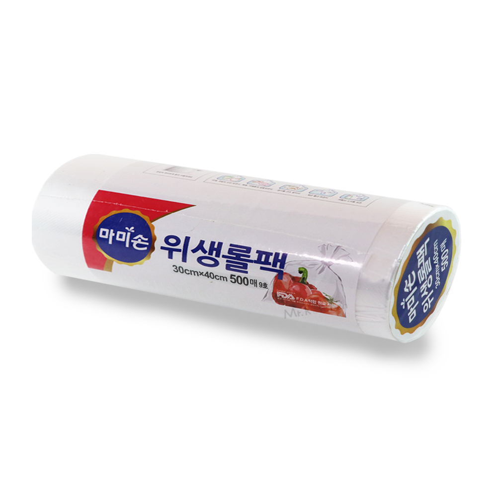 마미손 롤백 일회용비닐 크린롤백 위생팩 30x40 500매 - 상품 이미지
