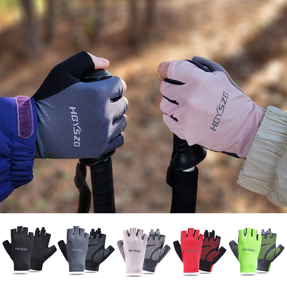 등산장갑 아웃도어 등산용 여름 스포츠 메쉬 장갑 반장갑 여성 여자 4계절 이미지 2