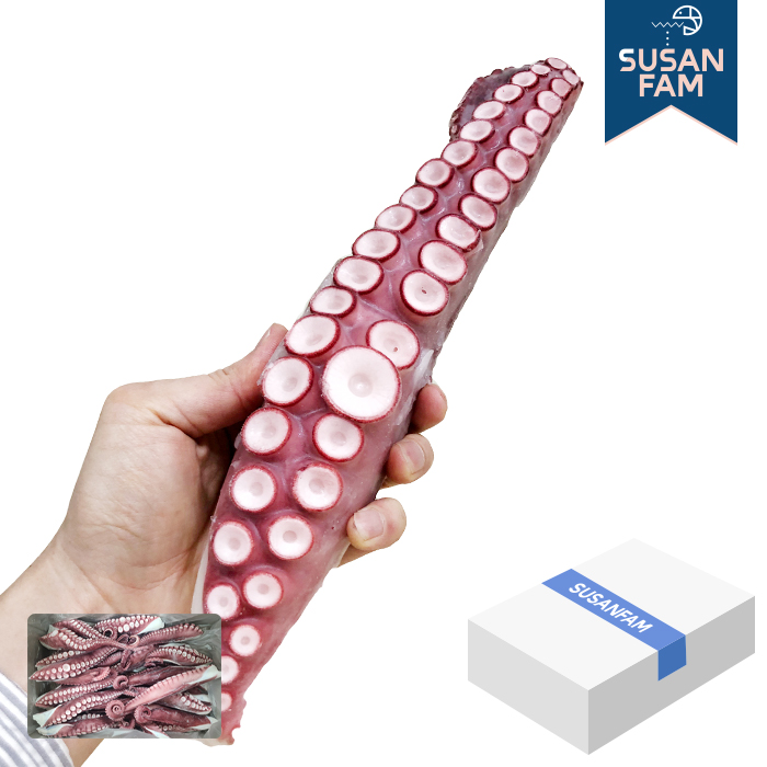 국산 자숙 문어다리 8kg 박스 돌문어