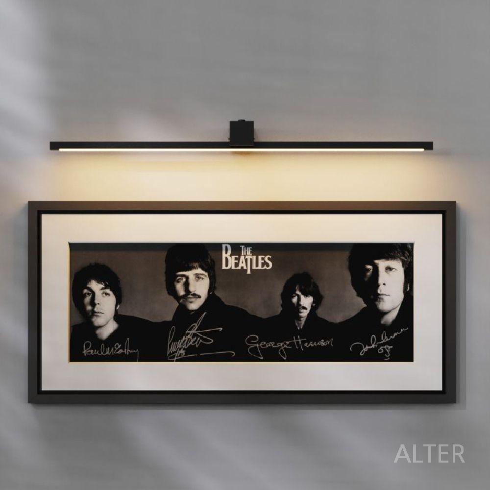 실내 벽부등 조명 장식 거울 디자인 롱바 등기구 야외 인테리어 샌드블랙40cm6W - 상세 이미지 2