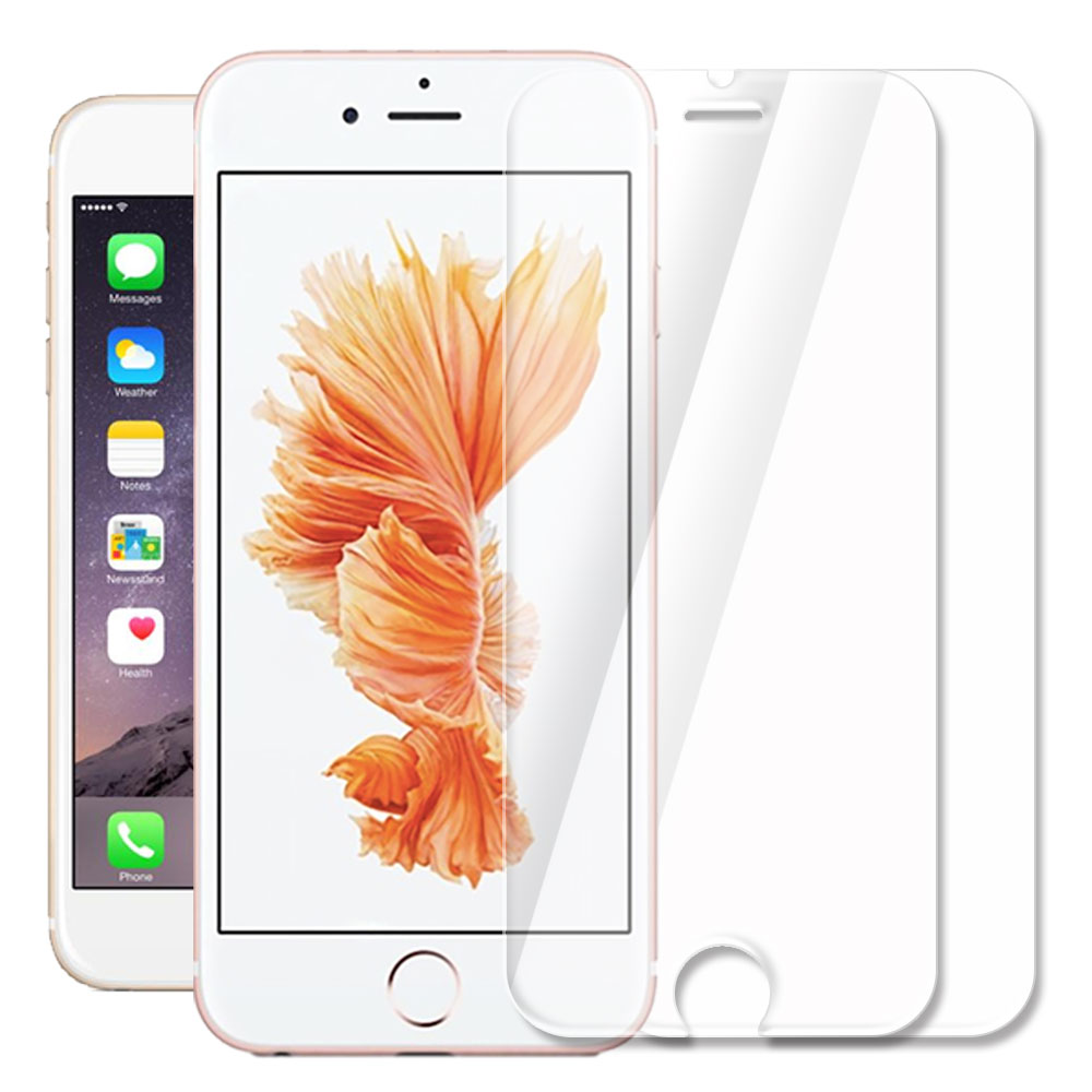 강화유리필름 아이폰6-6S 공용, 2매입