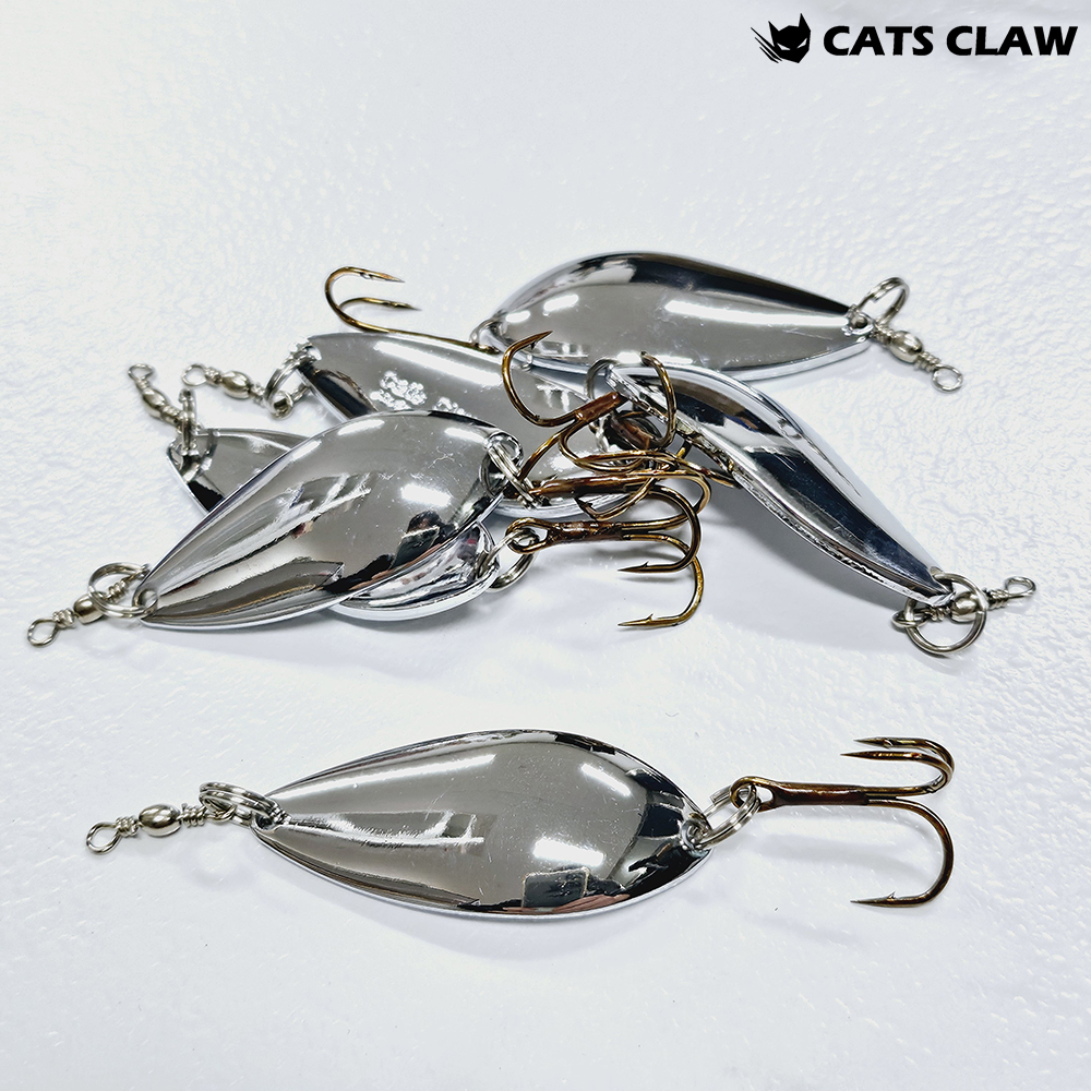 캣츠크로우 루어스푼 트레블훅 실버, 12g - 메인 이미지