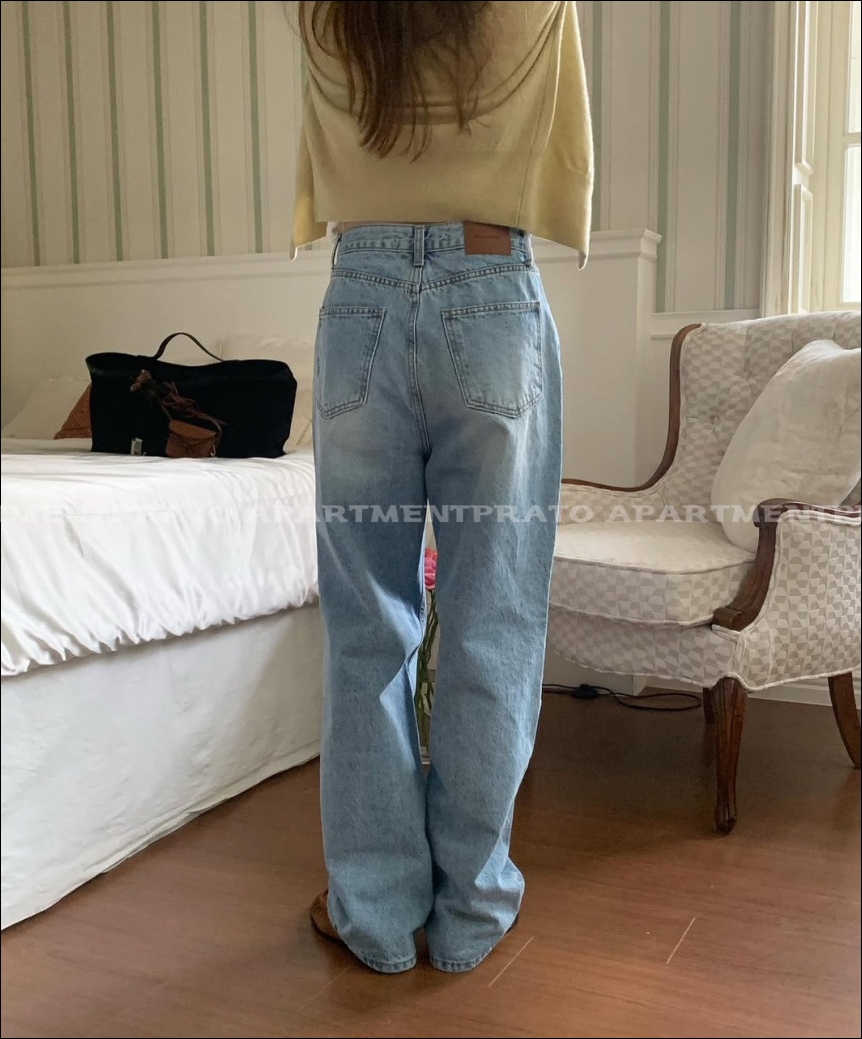 [stunning] 스터닝 빈티지 연청 데님 팬츠 일자 청바지 (1color) 상세 이미지 34