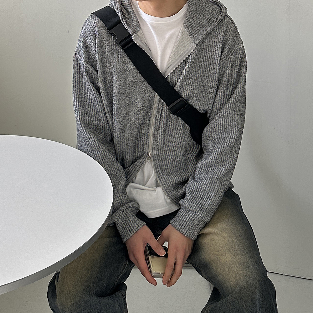 남자후드집업 빅사이즈 오버핏 커플 남자 후드티