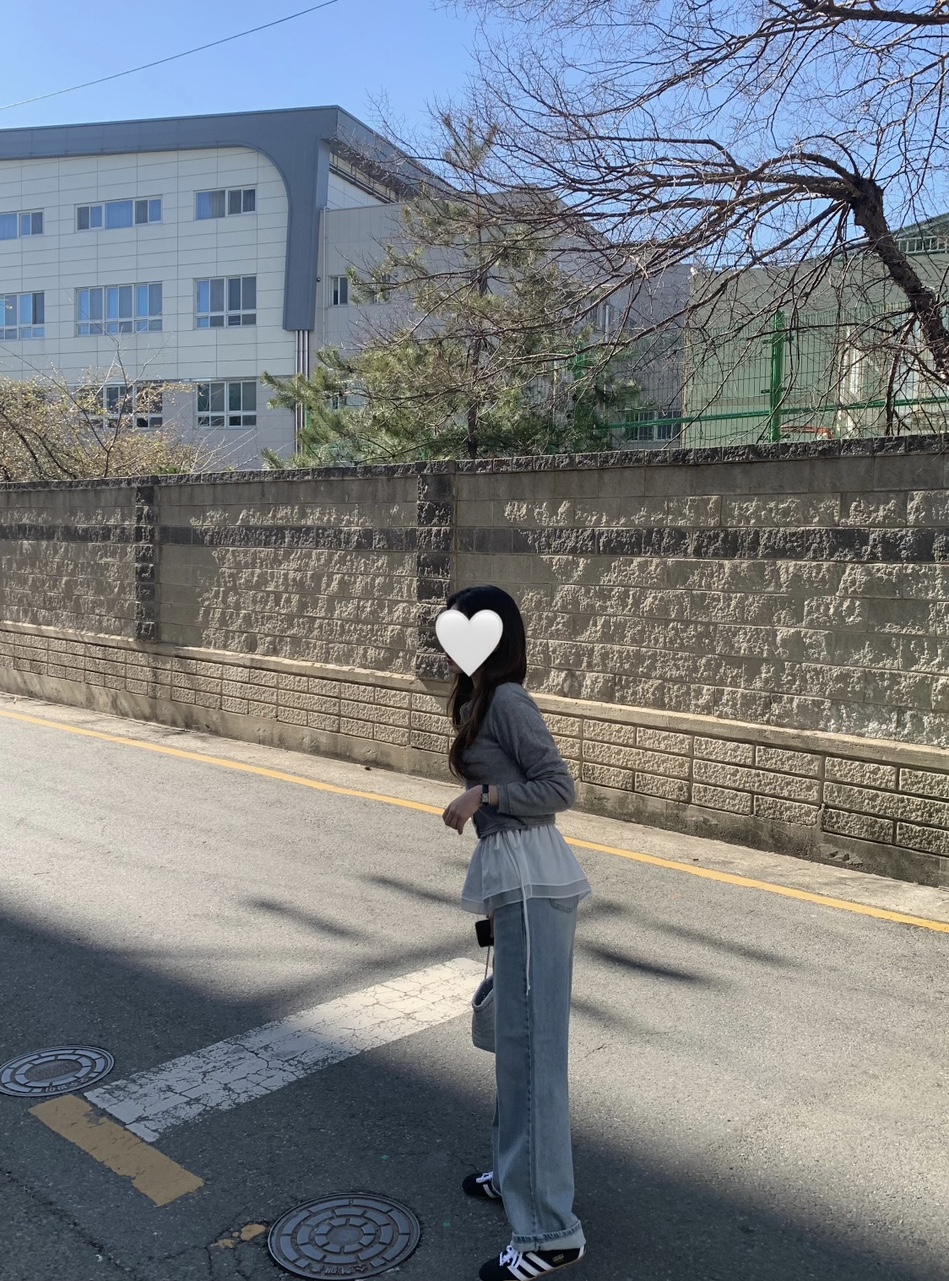사선 워싱 데님 상세 이미지 10