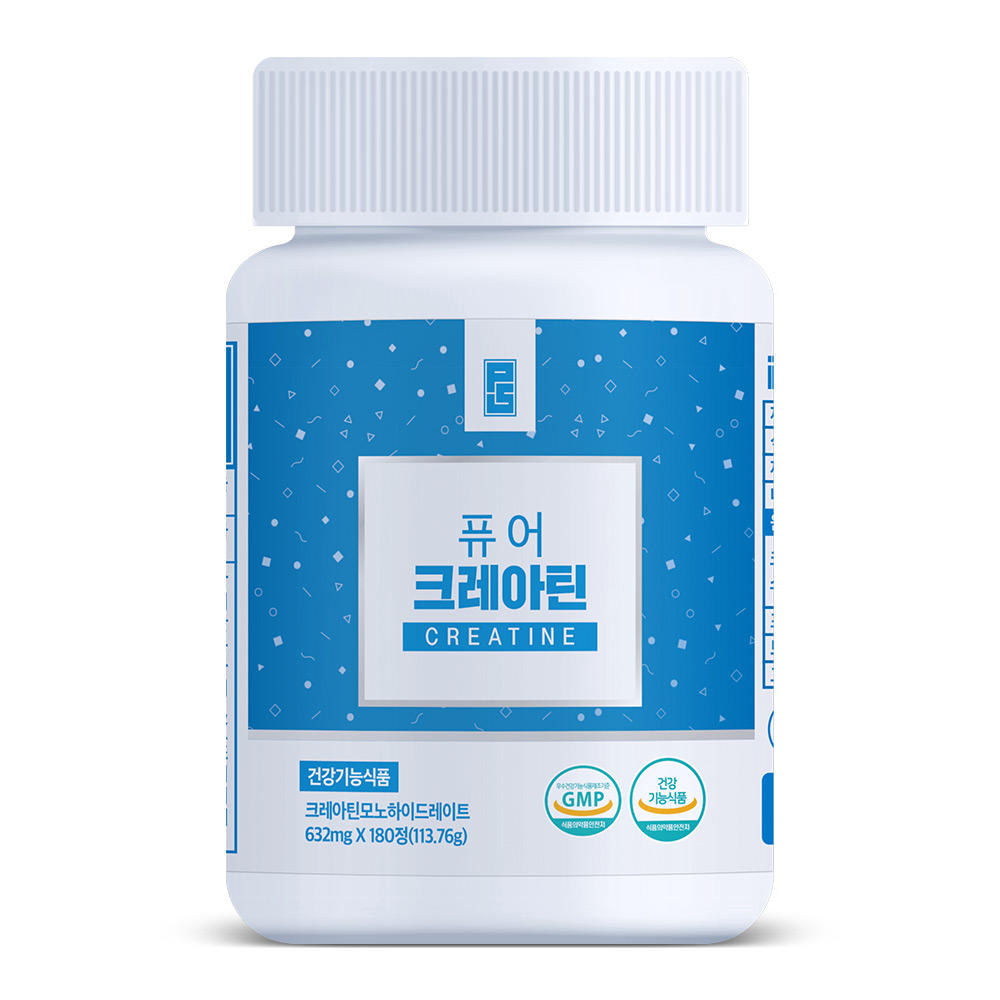 프로틴스토리 퓨어 크레아틴 3000mg 180정 순수 모노 하이드레이트 알약 형태