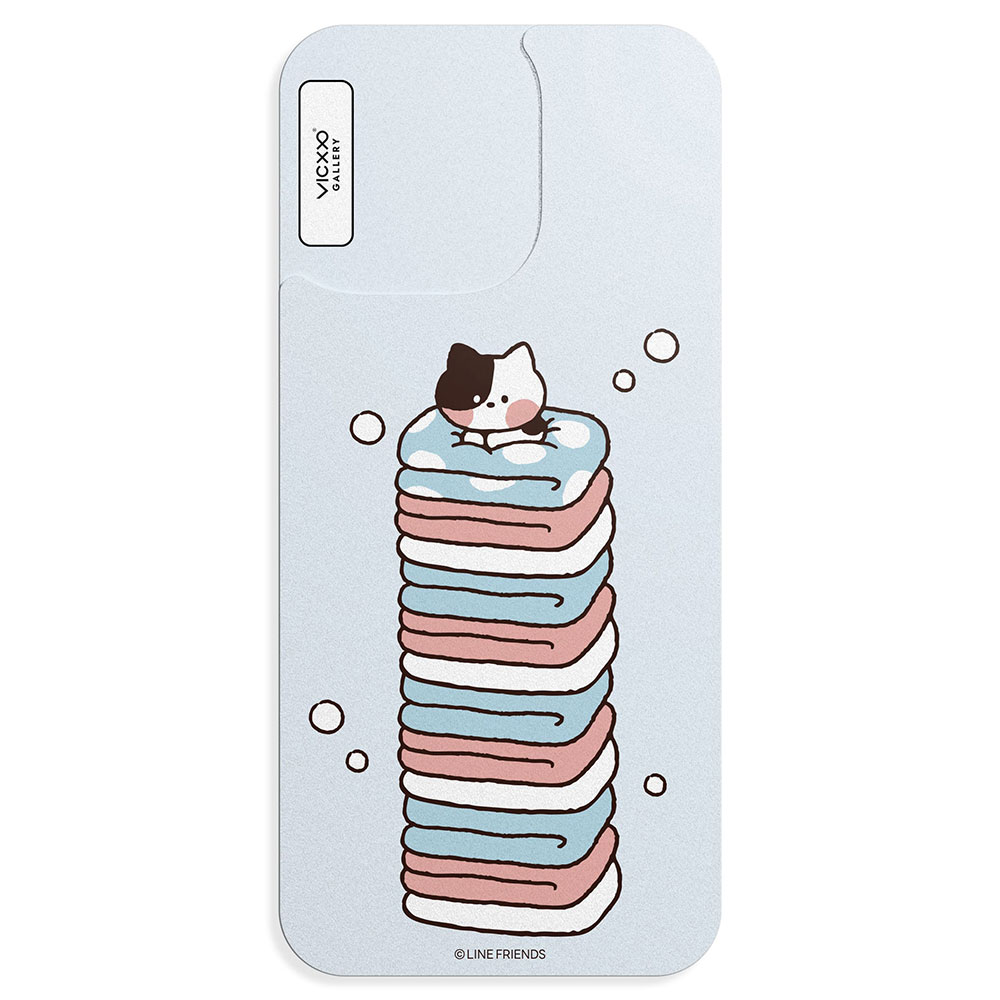 미니니 일상의미니니식빵굽기 띠부띠부스킨 갤럭시/아이폰 케이스 부착용스킨 VC315