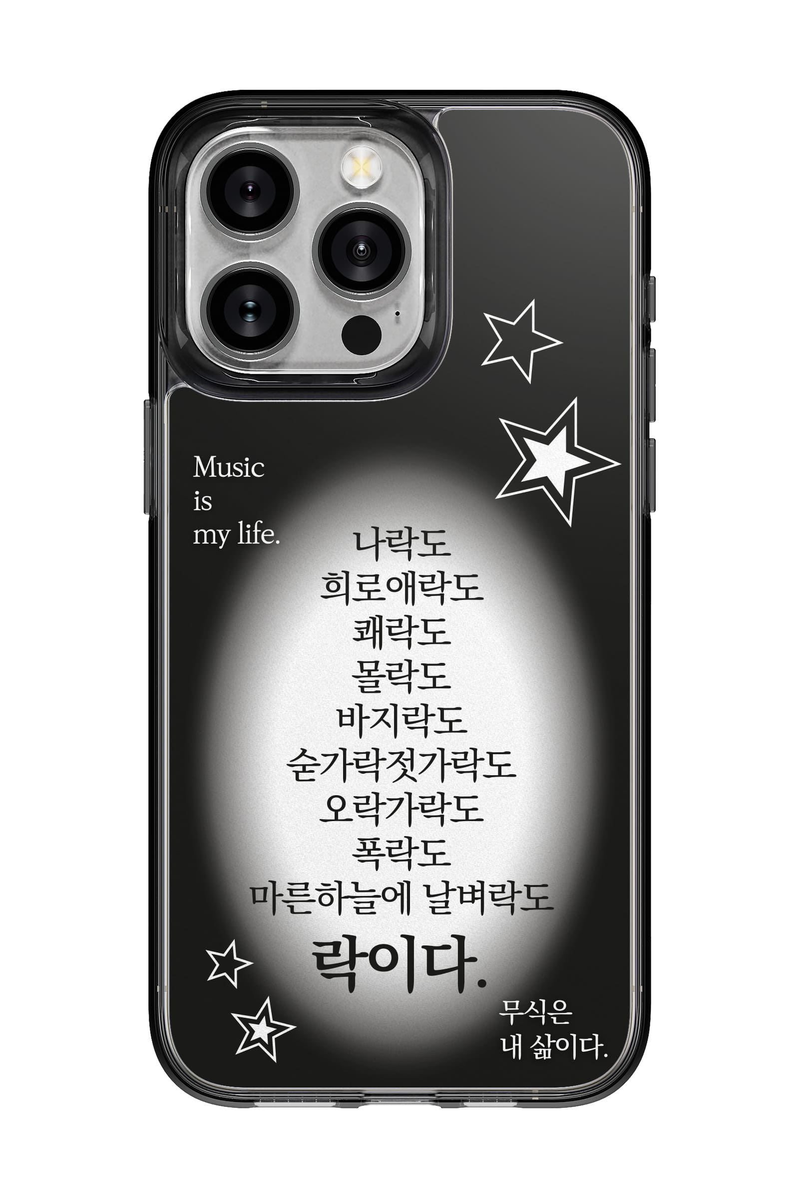 코리안밈 이것이락이다 띠부띠부스킨 갤럭시/아이폰 케이스 부착용스킨 - 상세 이미지 3
