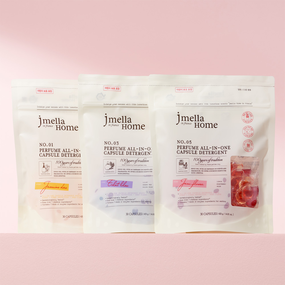 [3개] 제이멜라 퍼퓸 올인원 캡슐 세제 14g 30개입 3종 세트