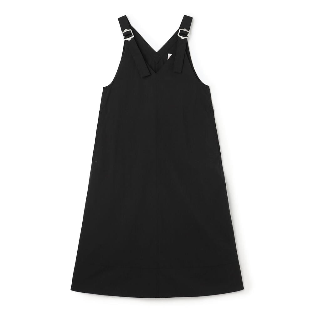 단톤 원피스 C/N TYPEWRITER V-NECK OVERALLS 25SS DNB251L202-0004 여성 캐쥬얼 레이어드 원피스 - 상세 이미지 2