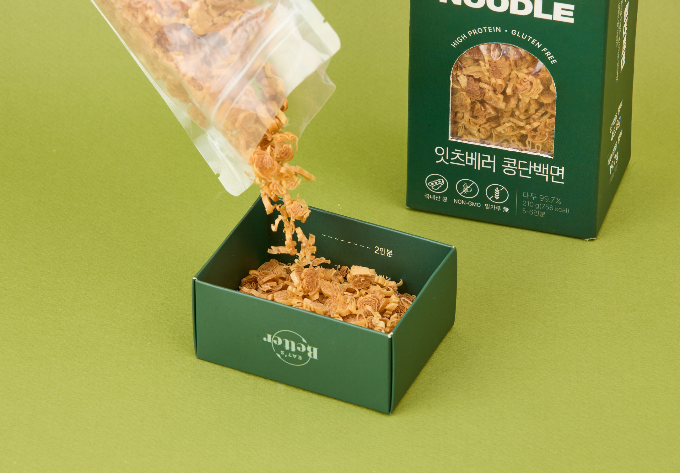 잇츠베러 콩단백면 마라탕 밀키트 2인분(115g) 프로틴누들 - 상세 이미지 4
