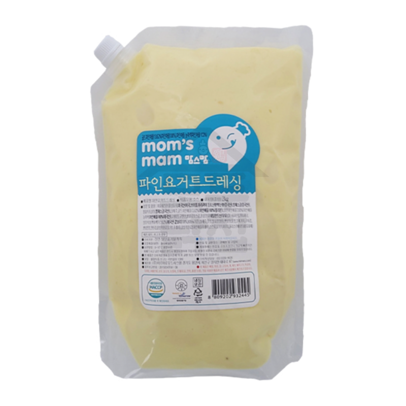 미르마로 맘스맘 파인요거트드레싱 2kg x 5봉지 새콤달콤한맛 - 상세 이미지 2