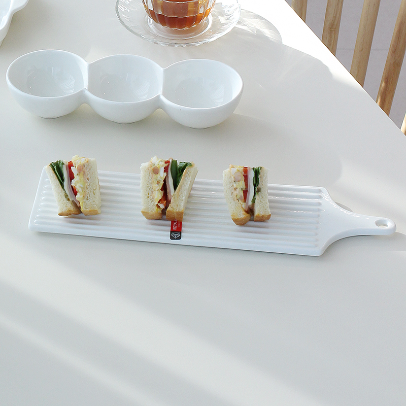 로얄보덴 디저트 플레이팅 도마 접시 - 상세 이미지 3