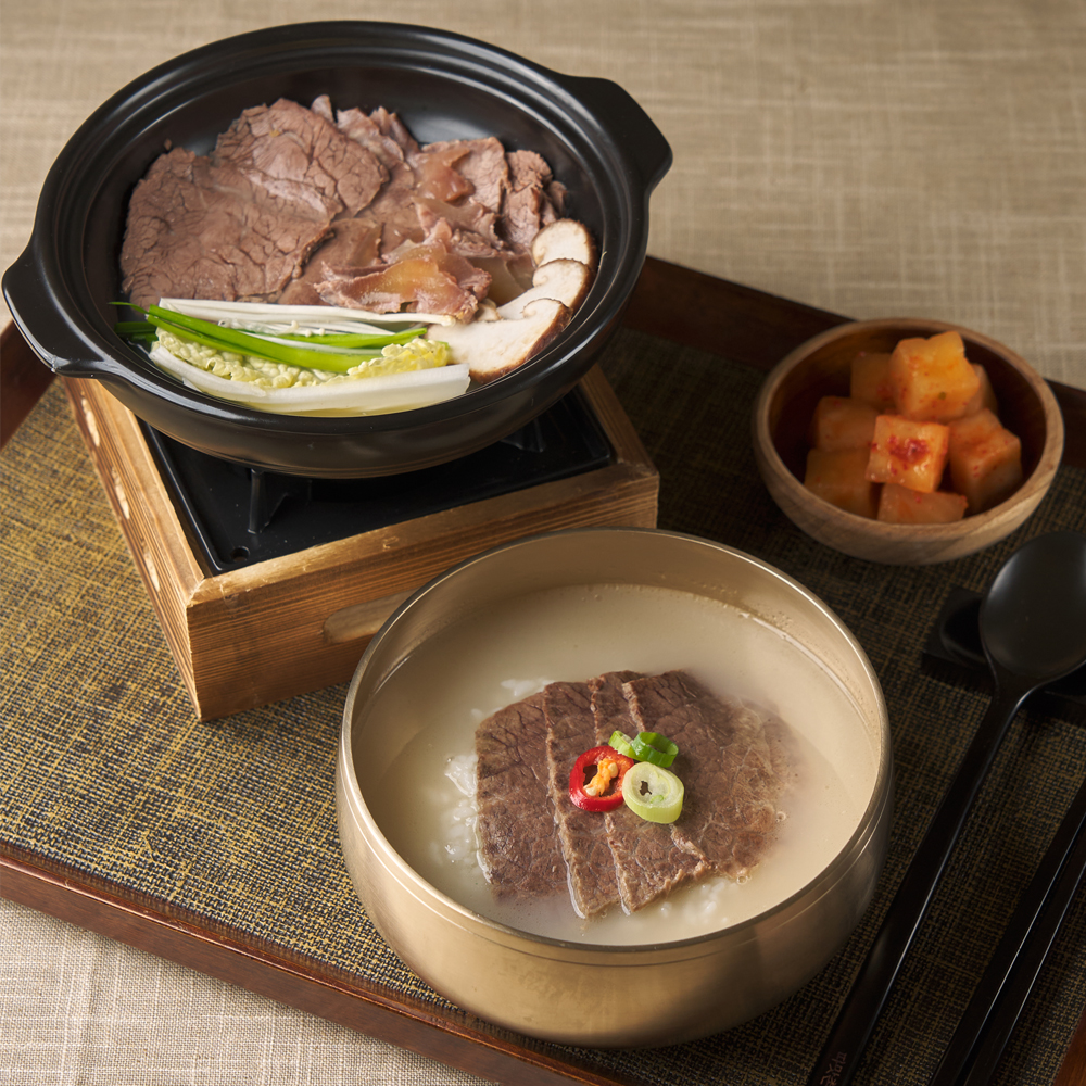 무항생제 한우사골고기곰탕  곰국 설렁탕 (650gx 2팩세트) [따맛촌] - 상세 이미지 3