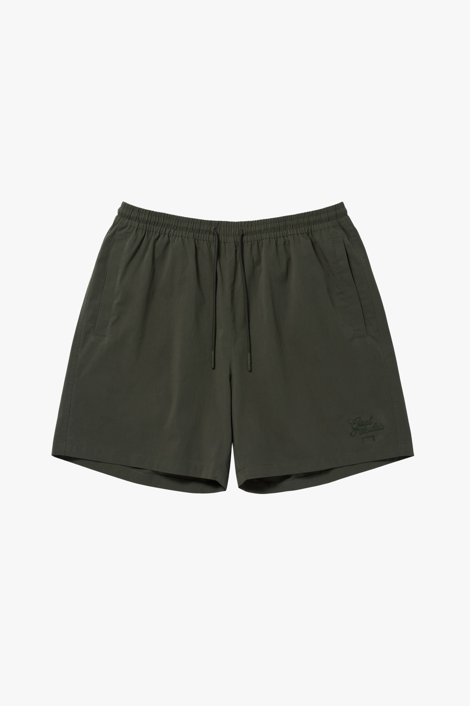 SCRIPT CHINO SHORTS-KHAKI - 상세 이미지 2