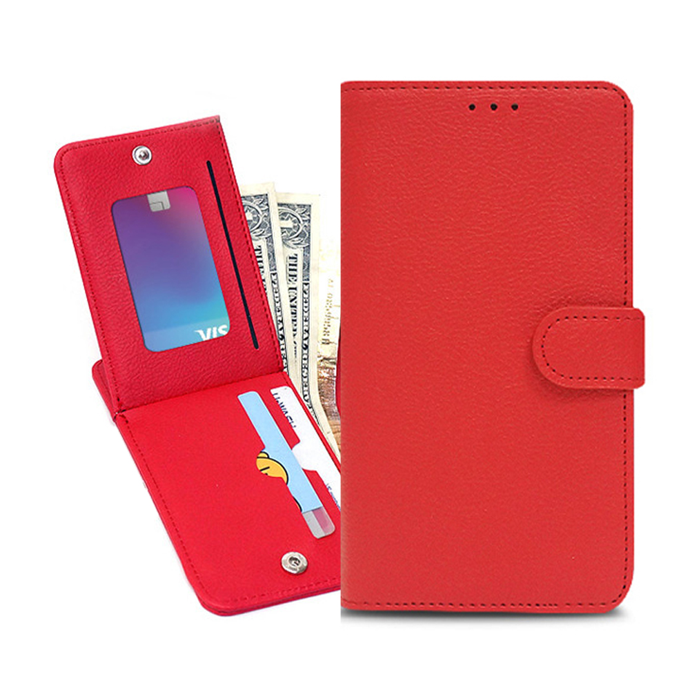 써닛 지갑 케이스 레드, 갤럭시S21 울트라 - 상품 이미지