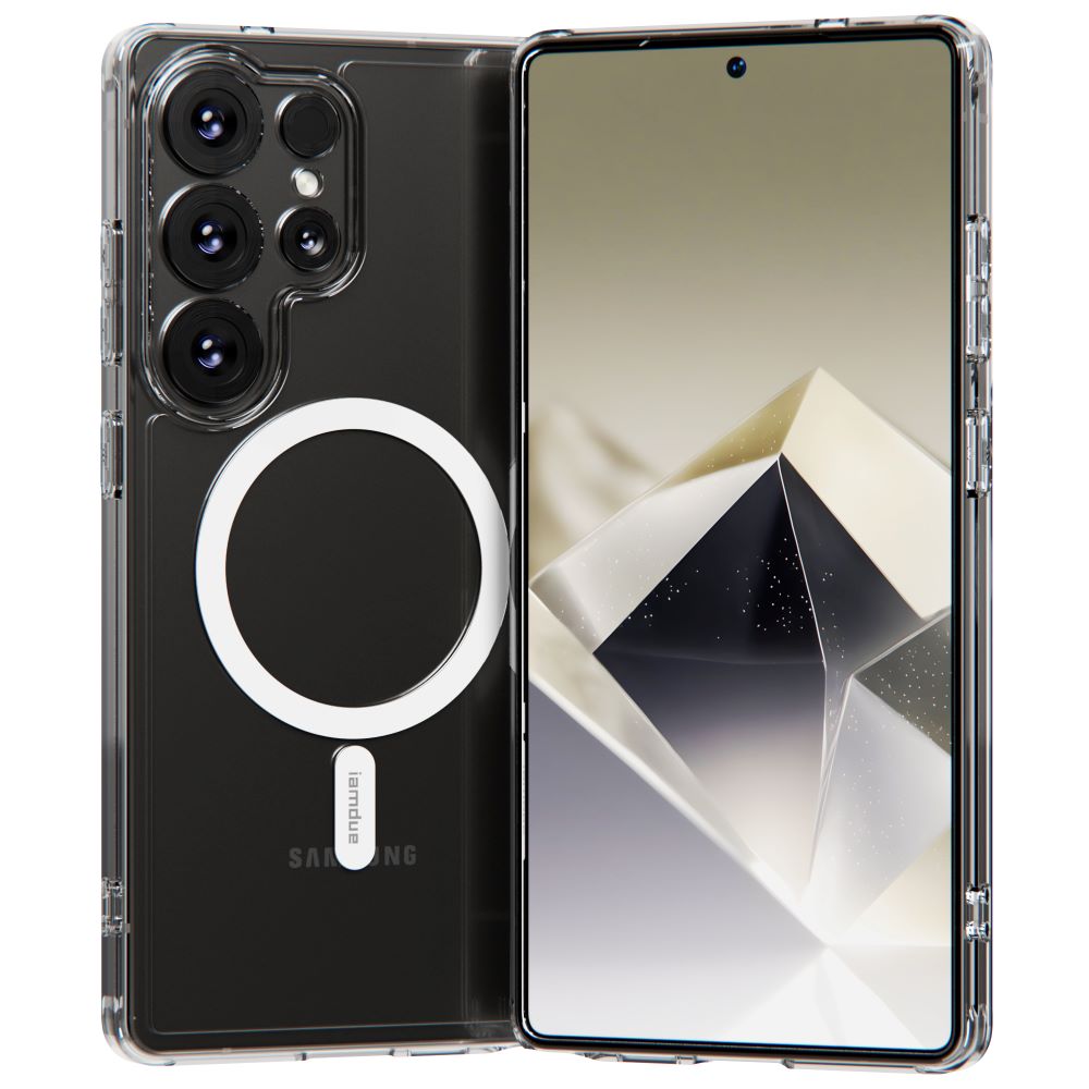 맥세이프 케이스 마그네틱 슬림 투명, 갤럭시S25 울트라 - 상세 이미지 2