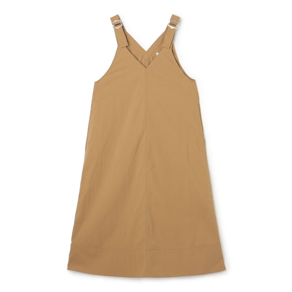 단톤 원피스 C/N TYPEWRITER V-NECK OVERALLS 25SS DNB251L202-0004 여성 캐쥬얼 레이어드 원피스 - 상세 이미지 3