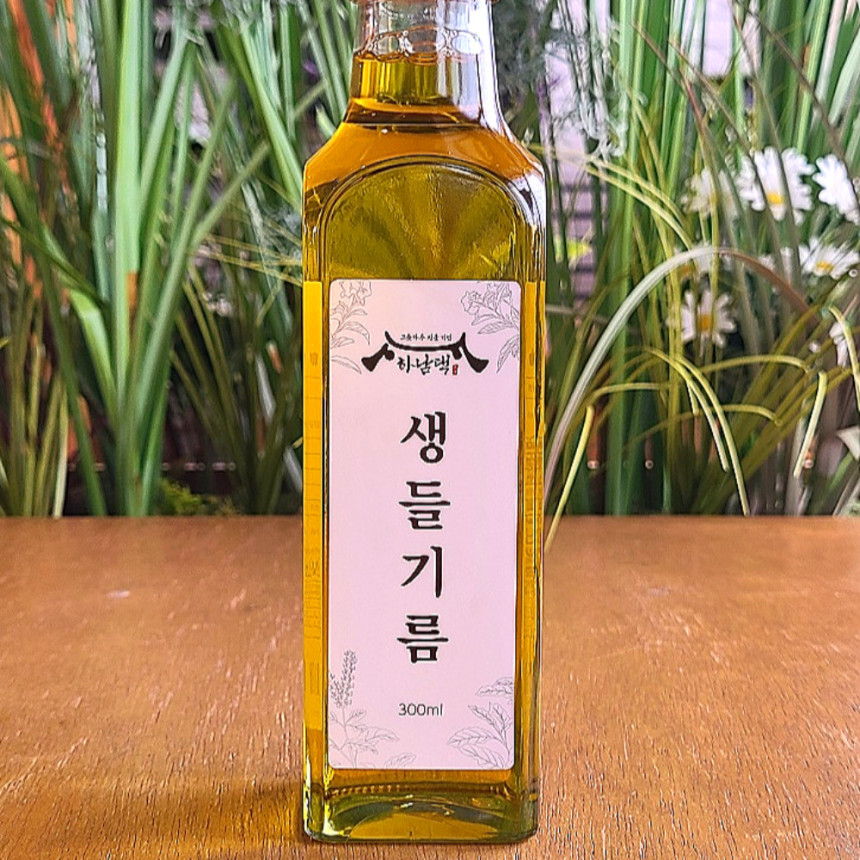 1+1 하남댁 저온압착 생들기름 300ml 통들깨 들깨기름 냉압착 사진 5