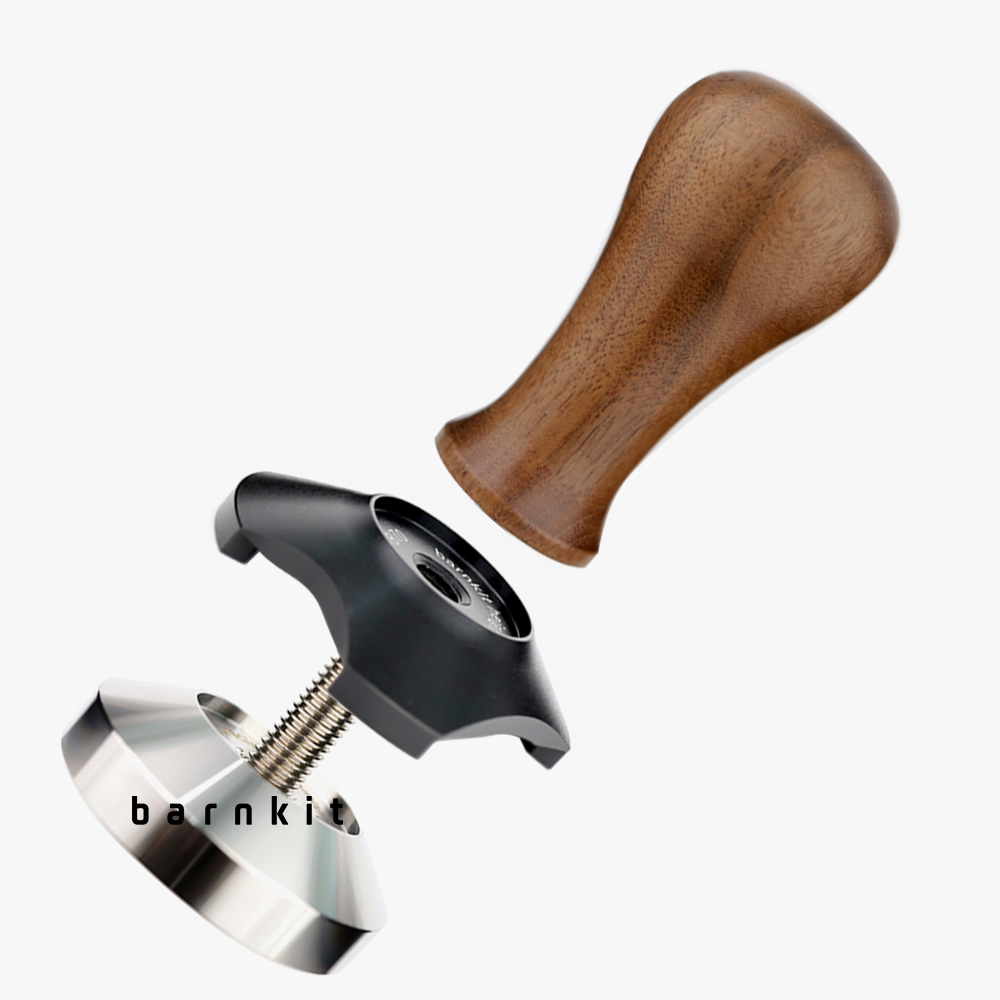 커피탬퍼 반킷 58.4mm 레벨링 툴 높이조절 하이브리드 어저스터 우드템퍼 - 상세 이미지 5