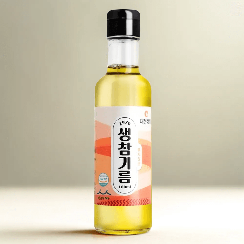 대현상회 볶지않은 생참기름, 180ml, 1개 : 앙쥬마인