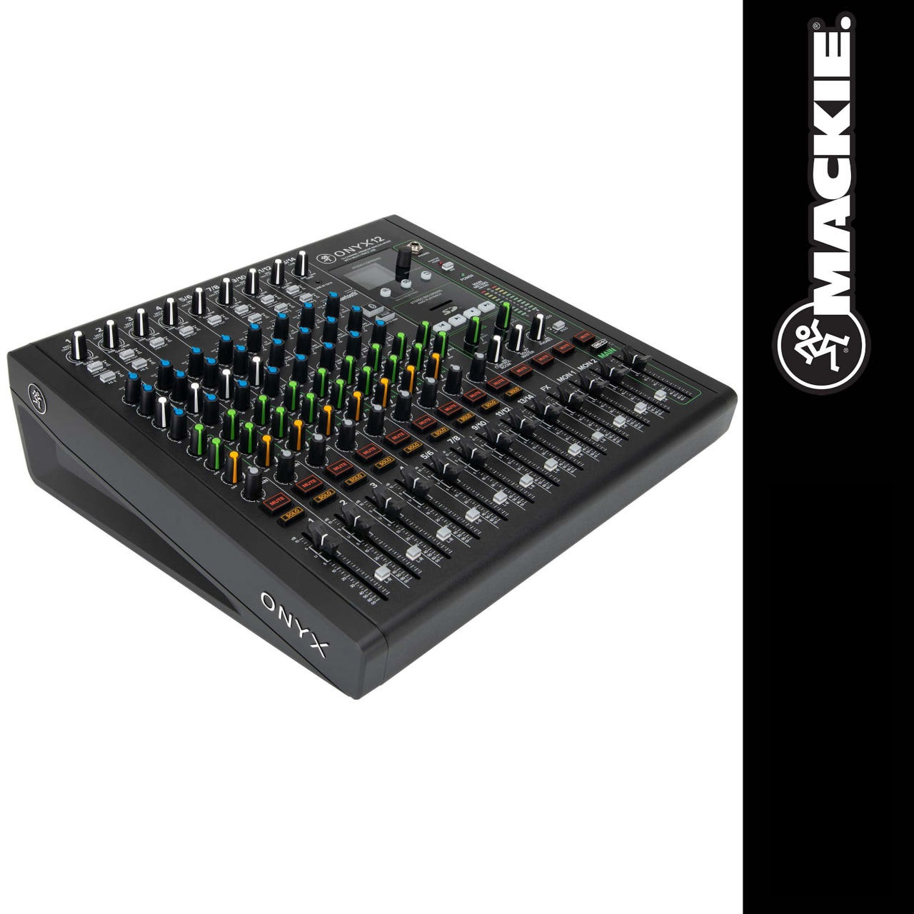 MACKIE ONYX12 맥키 믹서 콘솔 12채널 프리미엄 아날로그 USB 제품 이미지