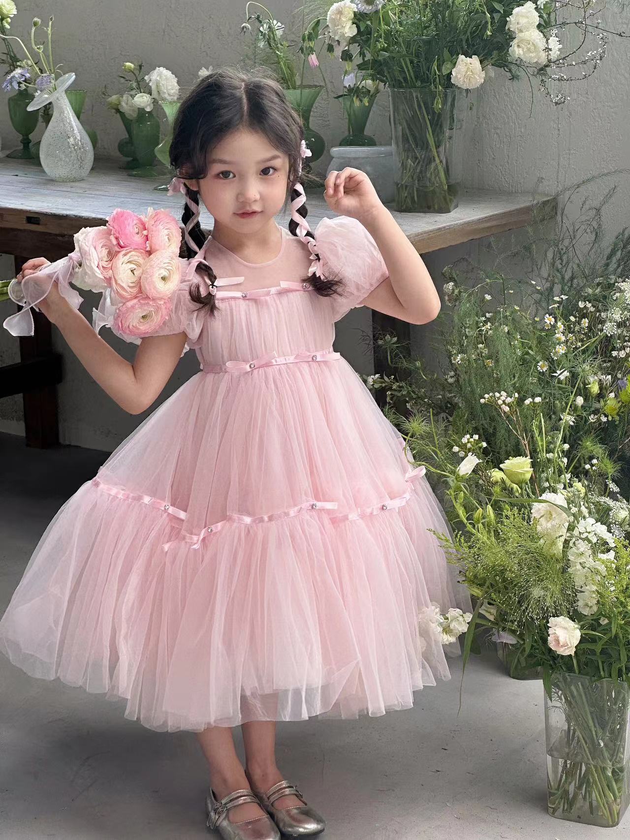 여아 원피스 아기 유아 원피스 키즈 공주 드레스 샤 레이스 겨울 여아옷 돌 생일파티 촬영룩