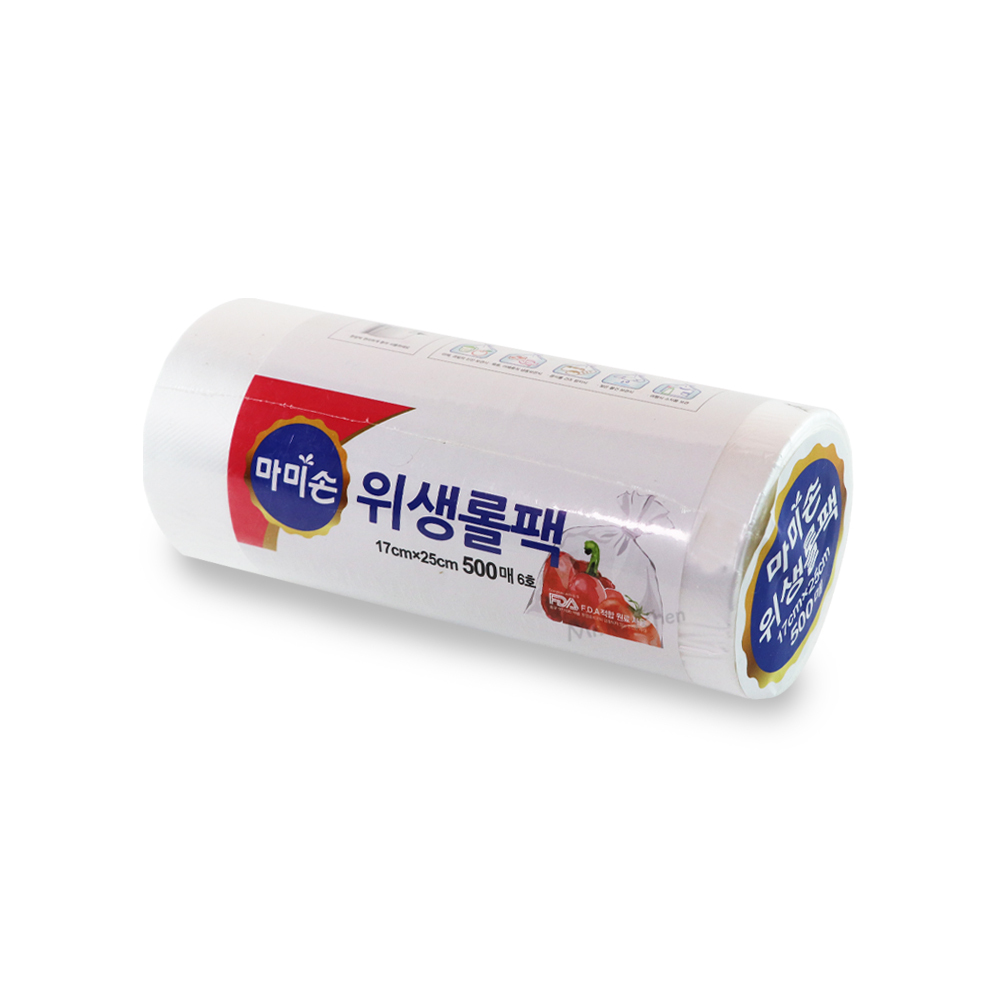 마미손 롤백 일회용비닐 크린롤백 위생팩 17x25 500매 - 상품 이미지
